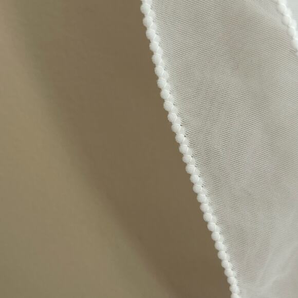 Vintage Sheer Bell Sleeve Peignoir Robe Long Lingerie Negligee Embroidered - Picture 6 of 9